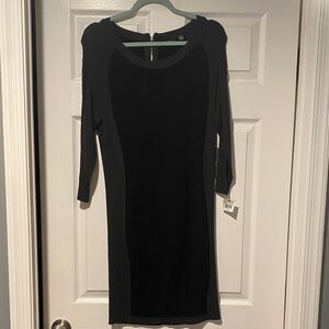 Dex Black Long Sleeve Dress